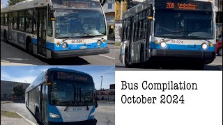 A short compilation of the STM’s oldest buses-October 2024 #bus #shorts