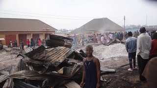 Agabuutikidde Abasuubuzi mu Katale ke Lyantonde  bali mu Maziga Emmaali yaabwe etokomokedde muliro