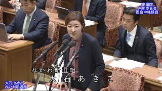 【国会中継録画】大石 あきこ 内閣委員会 質疑（2023/11/17）