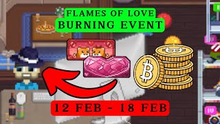 Rollercoin | Flames Of Love Burning Event