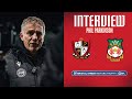 INTERVIEW | Phil Parkinson after Port Vale