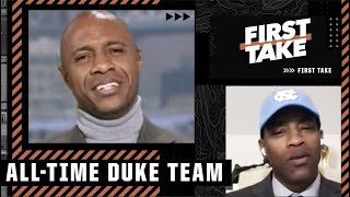 Jay Williams' ALL-TIME Duke team 👏 🍿 | First Take