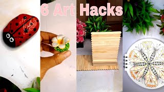 6 Creative Art Ideas || @SupaliArt21 || ART & CRAFTS