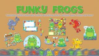 More than décor: Funky Frogs Classroom Collection from Carson-Dellosa