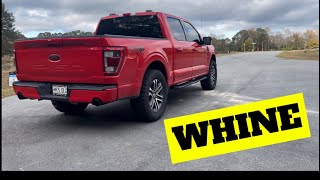 Whipple F150 WHINE and EXHAUST Fly By!