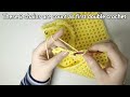 easiest way to crochet a mesh shoulder bag beginner friendly tutorial