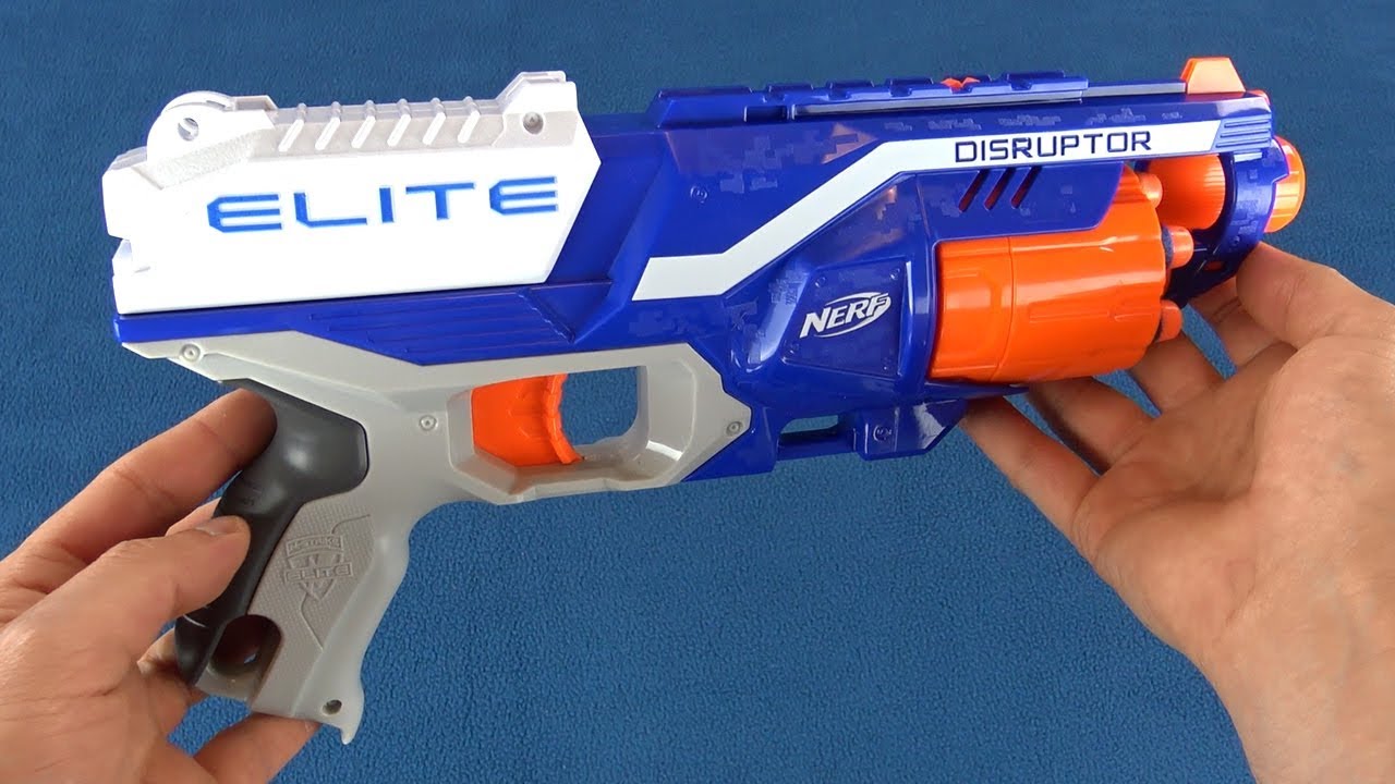 $13 Nerf Gun Review - Nerf Elite Disruptor N-Strike Blaster Dart Gun ...