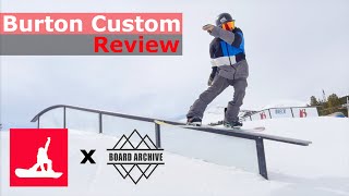 Burton Custom Flying V Snowboard Review