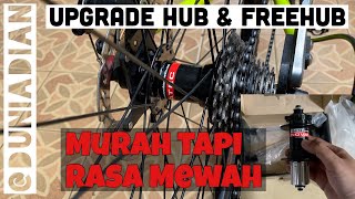 PASANG HUB & FREEHUB NOVATEC D041SB D042SB | Upgrade Pias Scarab Part 4 | duniadianSEPEDAHAN #24