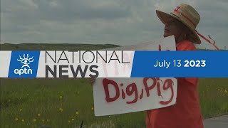 APTN National News July 13, 2023 – Landfill blockade injunction, Suicide crisis