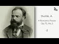 Dvořák, A. - 4 Romantic Pieces, Op.75, No.3 (Piano Acc.), All Keys