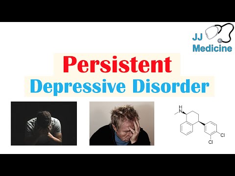What is the criteria for persistent depressive disorder?