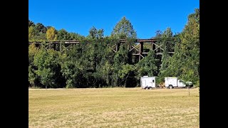 Hiking: First Broad River Trail (a.k.a. Twin Trestle Trail) near Shelby, North Carolina