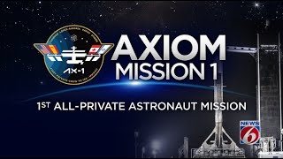 WATCH LIVE: Axiom, SpaceX sending 1st private crew to space station