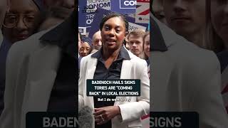 Kemi Badenoch says the Tories are “coming back" following early local election results 🔵