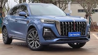 Crossover Hongqi HS5 2023 new generation. What's new? Prices and characteristics.