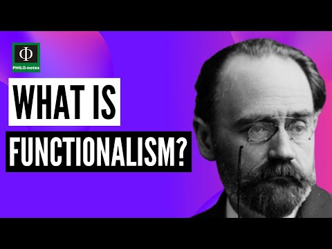 Who was a early proponent of functionalism?