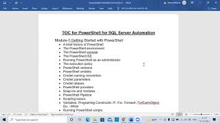 PowerShell for SQL DBAs Demo Class
