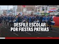 🔴🔵Desfile escolar por Fiestas Patrias contó este año con participación de policía de caballería