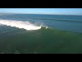 amazing dron surfing video in new zealand waikato surf spot x