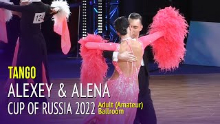 Tango = Alexey Tsarev \u0026 Alena Stadnik = 2022 Cup of Russia Adult Ballroom