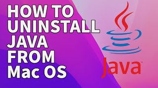 How to Uninstall Java on Mac Removing Java from macOS