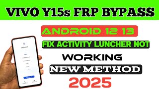 Vivo Y15s/Y15C Android 12 FRP Bypass Without PC | Vivo Bypass Google Account | New Update 2025