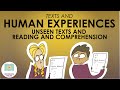 Human Experiences - Reading Comprehension, Unseen Texts | HSC Texts and Human Experiences Lesson 6