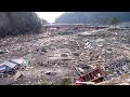 2011 311 地震と津波直後の釜石唐丹湾片岸の様子