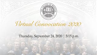 Virtual Convocation 2020