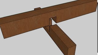 making the strongest 3 way leg joinery / castle joint [woodworking]