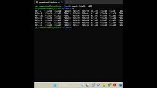 How to create 100s of files with a single command in Linux?#linux