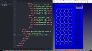 HTML CSS JavaScript jQuery Project based Tutorial - mastermind game, part 3