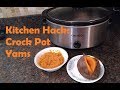 Crock Pot Sweet Potatoes - Large Family Cooking