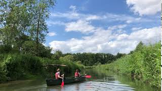 Kano varen op de Dijle van Korbeek-Dijle naar Leuven - 28 juni 2020