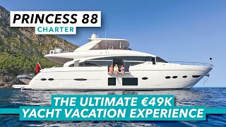 Princess 88 charter | The €49,000 dream yacht vacation experience | Motor Boat & Yachting