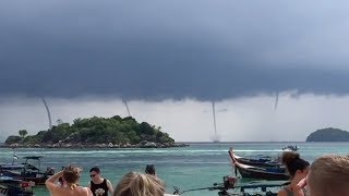 Meet the incredible quadruple waterspout