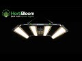 Hortibloom MEGA EVO 720 led grow light par test and review