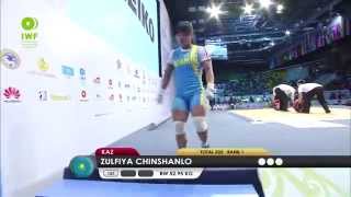 Women 53KG A Clean \u0026 Jerk 2014 World Weightlifting Championships