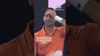 Novak FORGETS the rules of tennis!! 🤣🤣 #shorts #9WWOS #tennis #AusOpen #Djokovic #Kyrgios