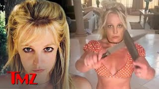 Cops Visit Britney Spears for Welfare Check After Disturbing Knife Video | TMZ TV