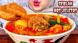 PEDESNYA NONJOK‼️ASMR SEBLAK HOT JELETOT LEVEL 5 CENTONG 🔥🥵‼️| ASMR INDONESIA