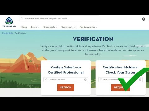 Salesforce Certification Verification & Maintenance || How To Complete ...