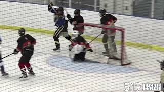 High School Hockey (Paris Tournament) - McKinnon Park Blue Devils vs Paris Panthers