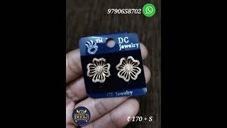 Earrings / stud / ear tops / jhumkas - latest collections at Dufaj Trends