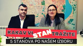 Prodaja stanova Novi Sad - 5 stanova po našem izboru