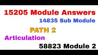 Articulation   | 15205 Module | 14835 | Path 2 | 58823 Module 2 | Wings One # Articulation #58823