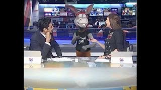 The Donkey King | Mangu Enters GEO News Room