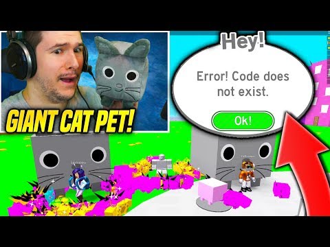 Emotional I Got The Giant Cat Pet In Pet Simulator But This Happened - emotional i got the giant cat pet in pet simulator but this happened roblox ci0uq videostube