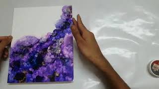 How to mount yupo paper onto canvas board